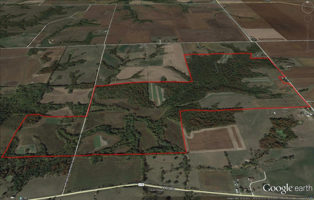 Van Buren county Iowa 355 acre farm for sale -- picture.