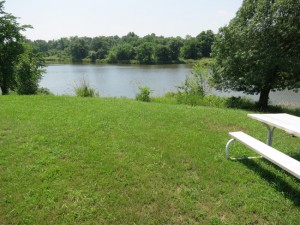 Picture of 6 acre lake for sale.