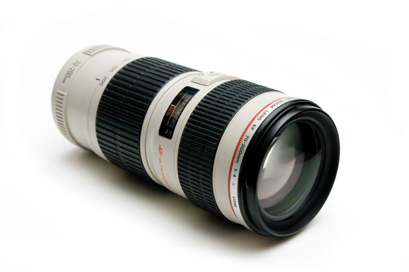 Canon 70-200 f/4 zoom lens picture.